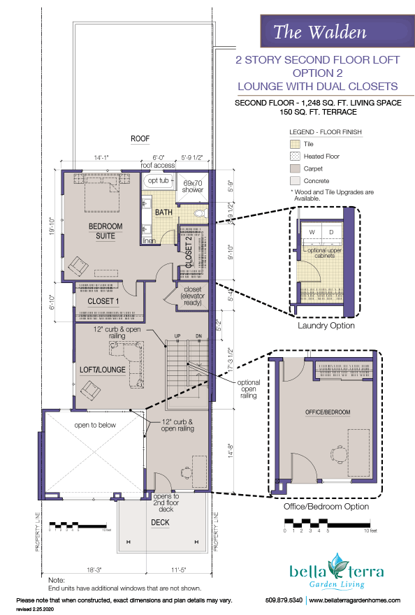 The Walden condominium offers an efficient and functional layout. 
