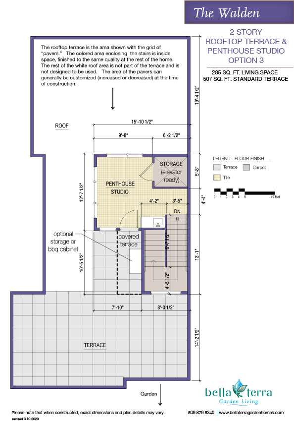 Walden townhome rooftop option 3