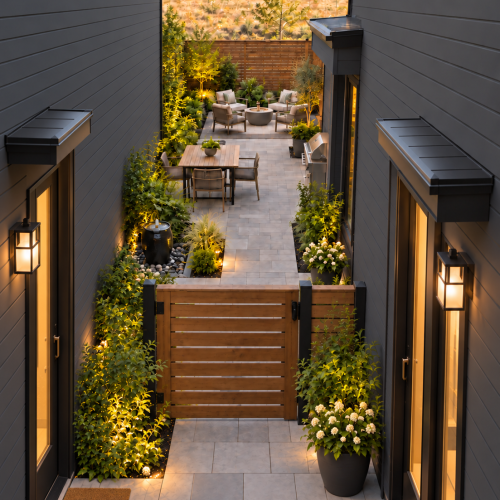 Townhome Entry Conceptual Rendering